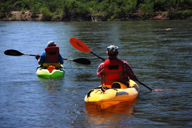 Kayaking on the El Fuerte river
