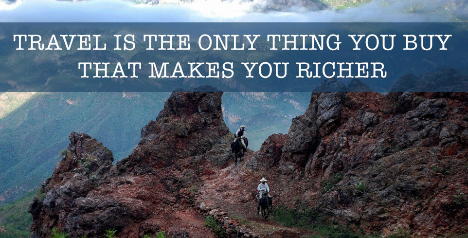 Traveling makes you richer